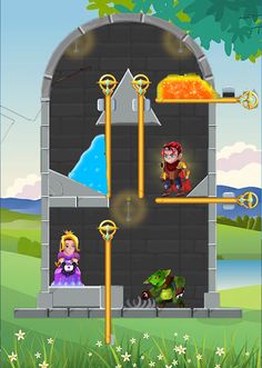 Hero Rescue: Pin Pull Game - Screenshot 1