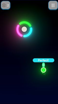 Fly The Neon Ball - Screenshot 2