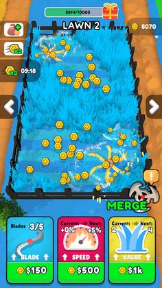 Idle Mower Merge - Screenshot 3