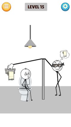 Stick Troll Robber Puzzle Game - Screenshot 2