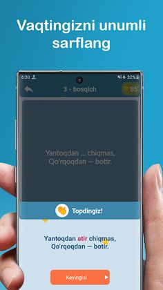 Maqolni top! O'zbekcha maqolla - Screenshot 4