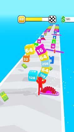 Cube Rush 2048 - Screenshot 2