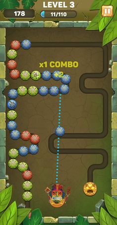 Marble Zumble Shooter - Screenshot 1