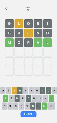 Fjala - Lojë me fjalë - Screenshot 3