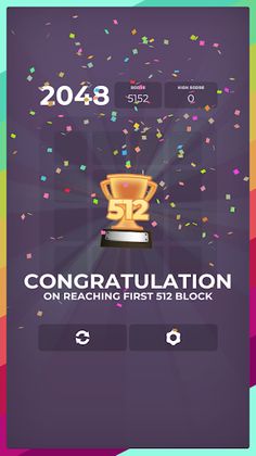 2048 Puzzle Game - Screenshot 4