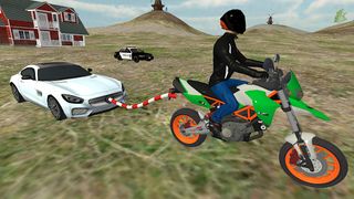 Motorbike Driving: Chained Car - Screenshot 3