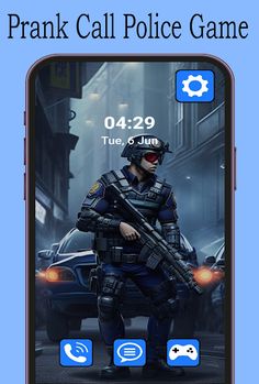 Police Prank Caller & Games - Screenshot 1