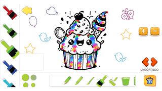 Candy Ice Cream Coloring Book - Screenshot 1
