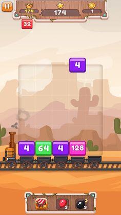 Train 2048 - Screenshot 2