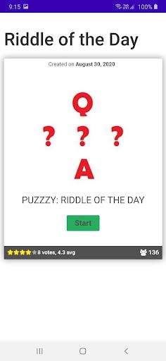 Riddle Daily - Screenshot 1