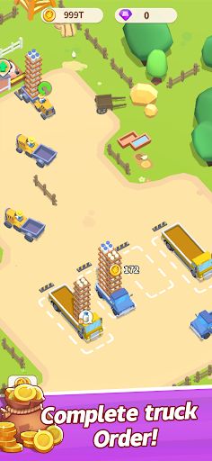 Idle Farm:Trucking Simulator - Screenshot 3