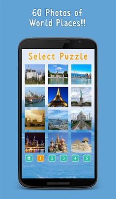 Tile Puzzle: World Places - Screenshot 2