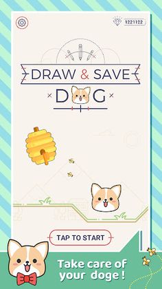 Draw & Save the dog - Screenshot 1