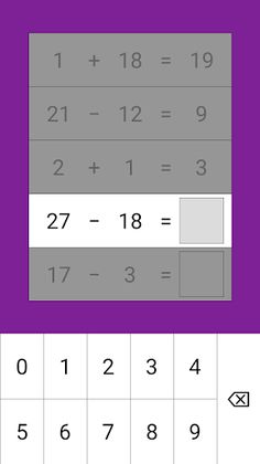 Mini Math - Screenshot 1