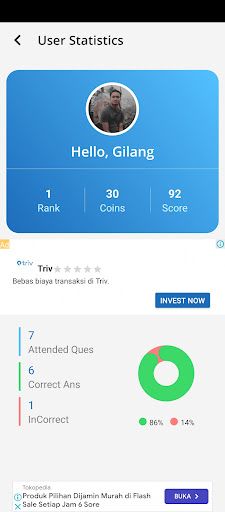 Trivia Quiz Knowledge - Screenshot 1