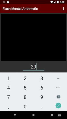 Flash mental arithmetic - Screenshot 3
