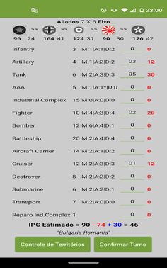 Axis Allies War Companion - Screenshot 4