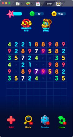 Number match puzzle game - Screenshot 2