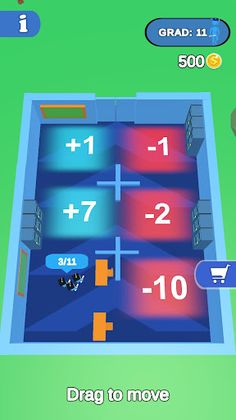 Grad And Party 3D (Math game) - Screenshot 1