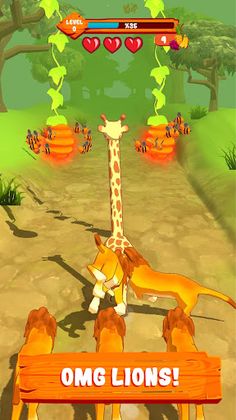Giraffe Run! - Screenshot 2