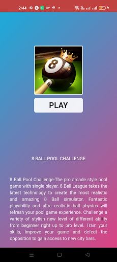 8 Ball Pool Game: Board Games - Screenshot 1