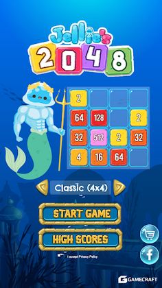 Jellie's 2048 - Screenshot 1