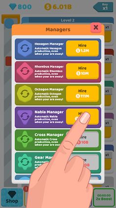 Idle Shapes Factory - Screenshot 2