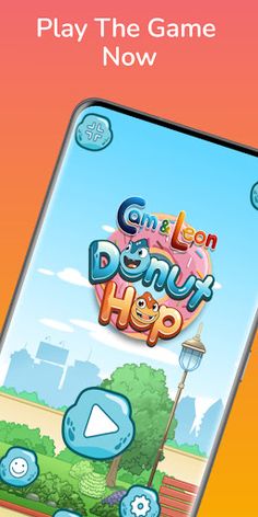 Cam & Leon Donut Hop Game - Screenshot 1