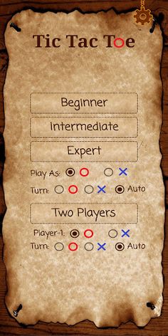 Tic Tac Toe - With Animation - Screenshot 1