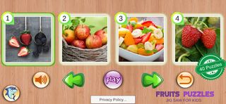 Fruit Puzzles Toddler & Jigsaw - Screenshot 1