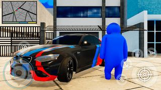 Flying Blue Monster Rainbow 3D - Screenshot 3