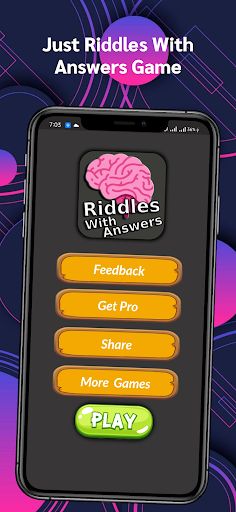 Just Riddles With Answers Game - Screenshot 1
