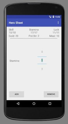Demo Hero sheet - Screenshot 4
