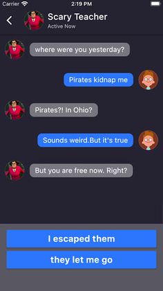 Scary Bad Teacher Chat Master - Screenshot 4