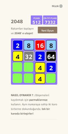 2048 Master (Mini Game) - Screenshot 2