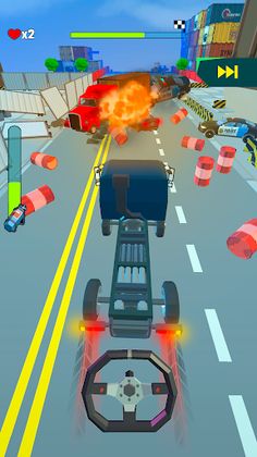 Crazy Rush 3D - Police Chase - Screenshot 3