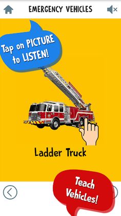 First Words for Baby: Vehicles - Screenshot 3