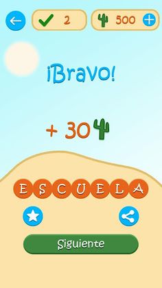 Four clues one word in spanish - Screenshot 3