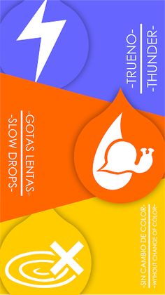 Diluvio colorido - Screenshot 1