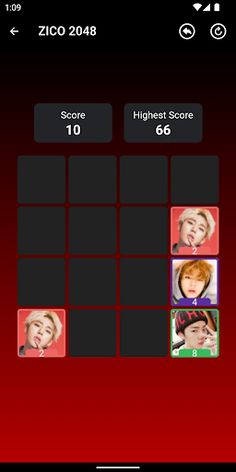 ZICO 2048 Game - Screenshot 3