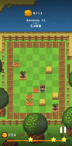 Three in a Row - Pixel Farm - Screenshot 1