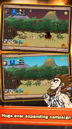 Caveman War Battle - Screenshot 1