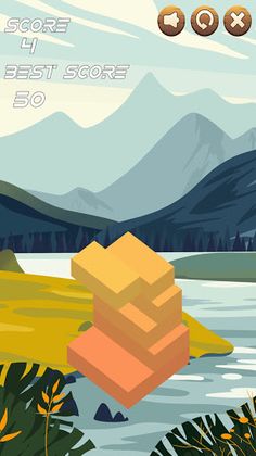 Square Tower Stack - Screenshot 1