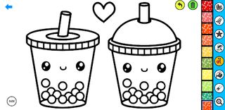 Cute Kawaii Coloring Glitter - Screenshot 3