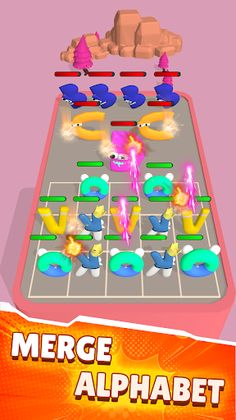 Merge Alphabet: Monster Battle - Screenshot 4