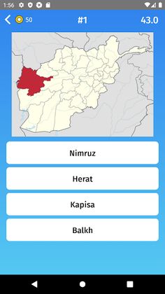 Afghanistan: Provinces & Distr - Screenshot 3