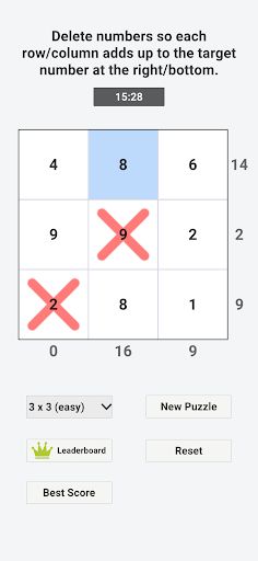 Sumplete By ChatGPT - Screenshot 1