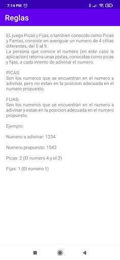 Picas y Fijas - Screenshot 2