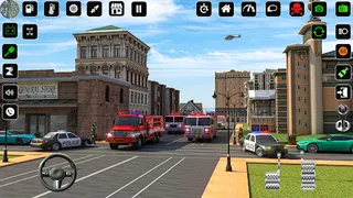 Firefighter Fire Truck Games - Screenshot 3
