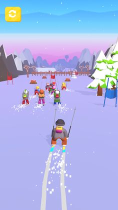 Ski Race 3D - Screenshot 4